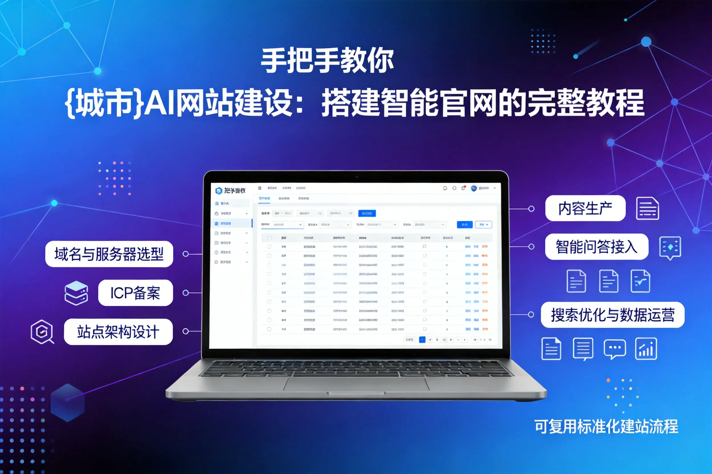 手把手教你曲靖AI网站建设:搭建智能官网的完整教程
