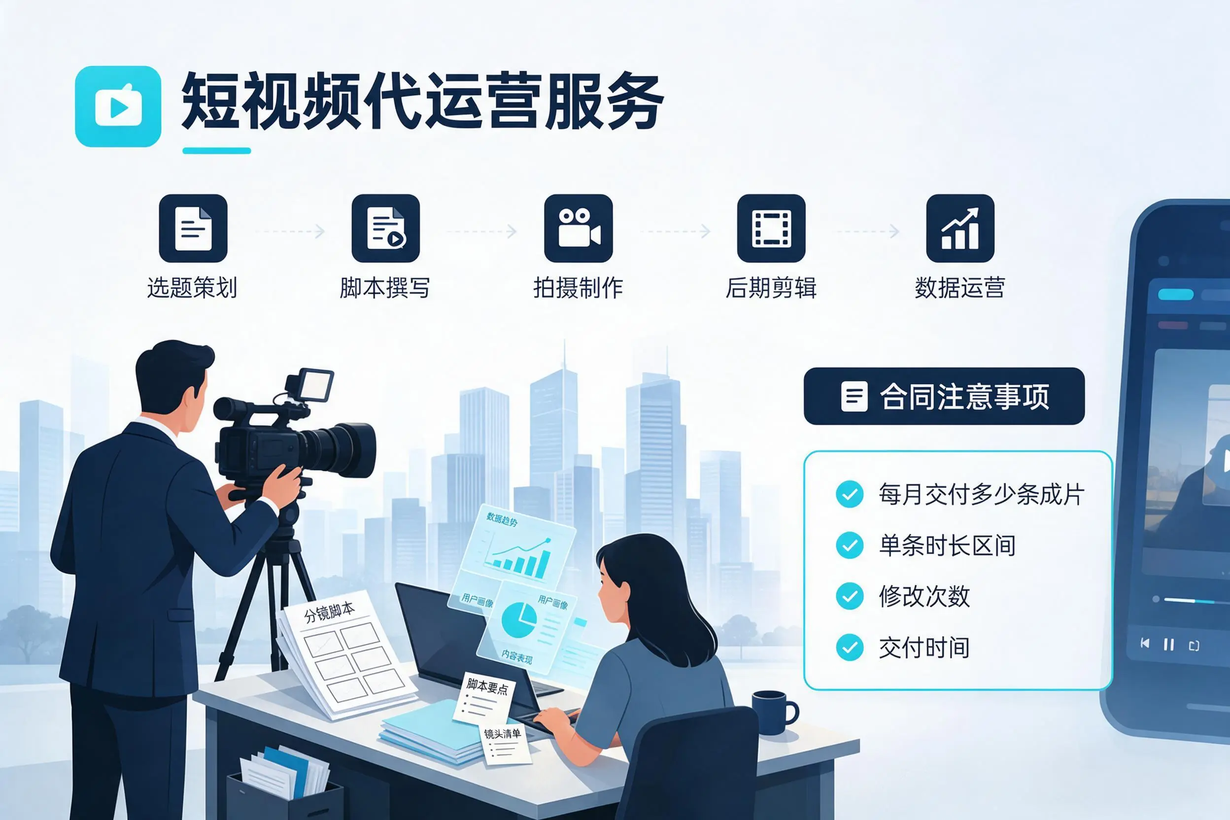 短视频代运营包含哪些服务?曲靖企业常见问题科普