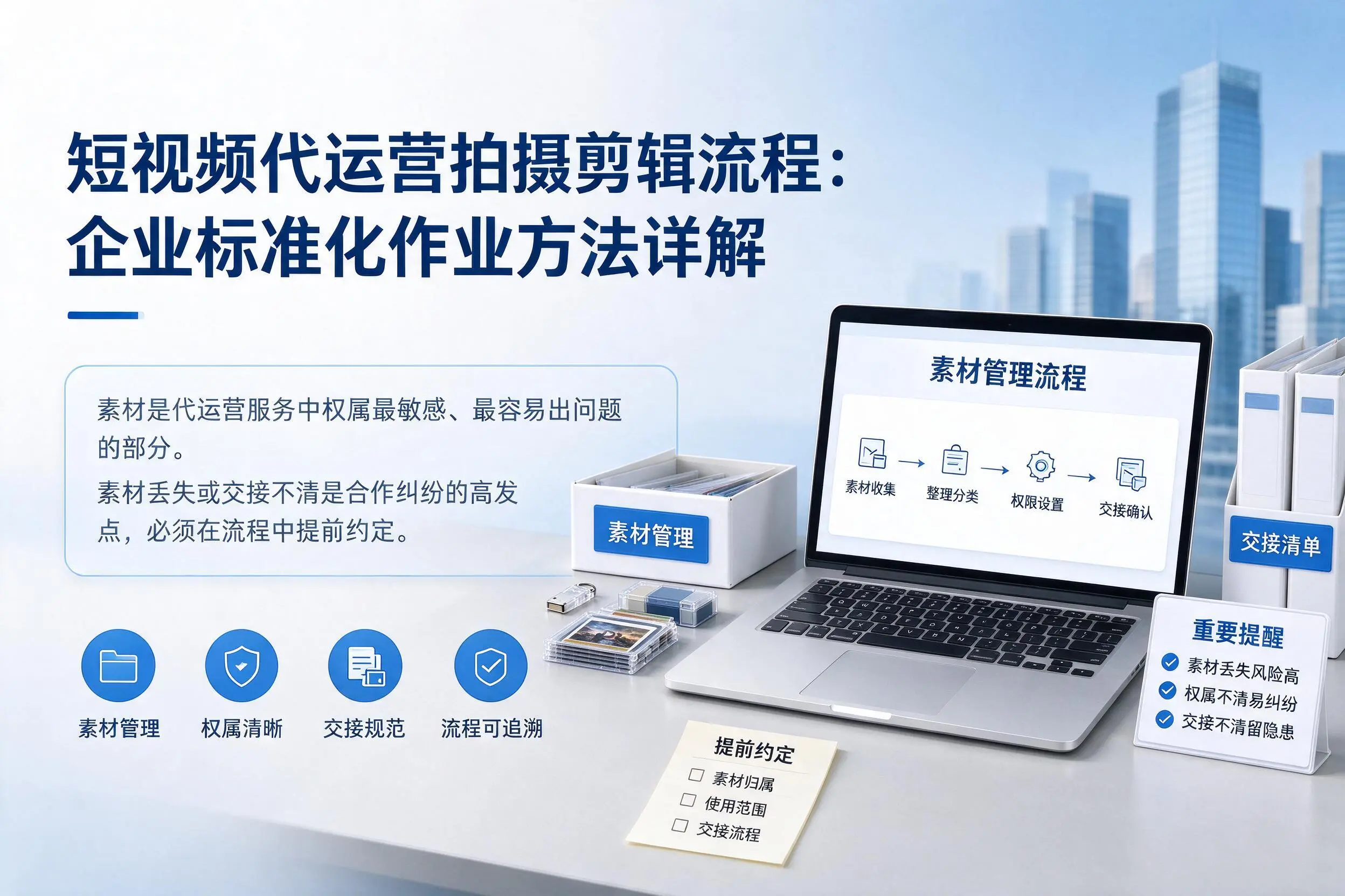 短视频代运营拍摄剪辑流程:曲靖企业标准化作业方法详解