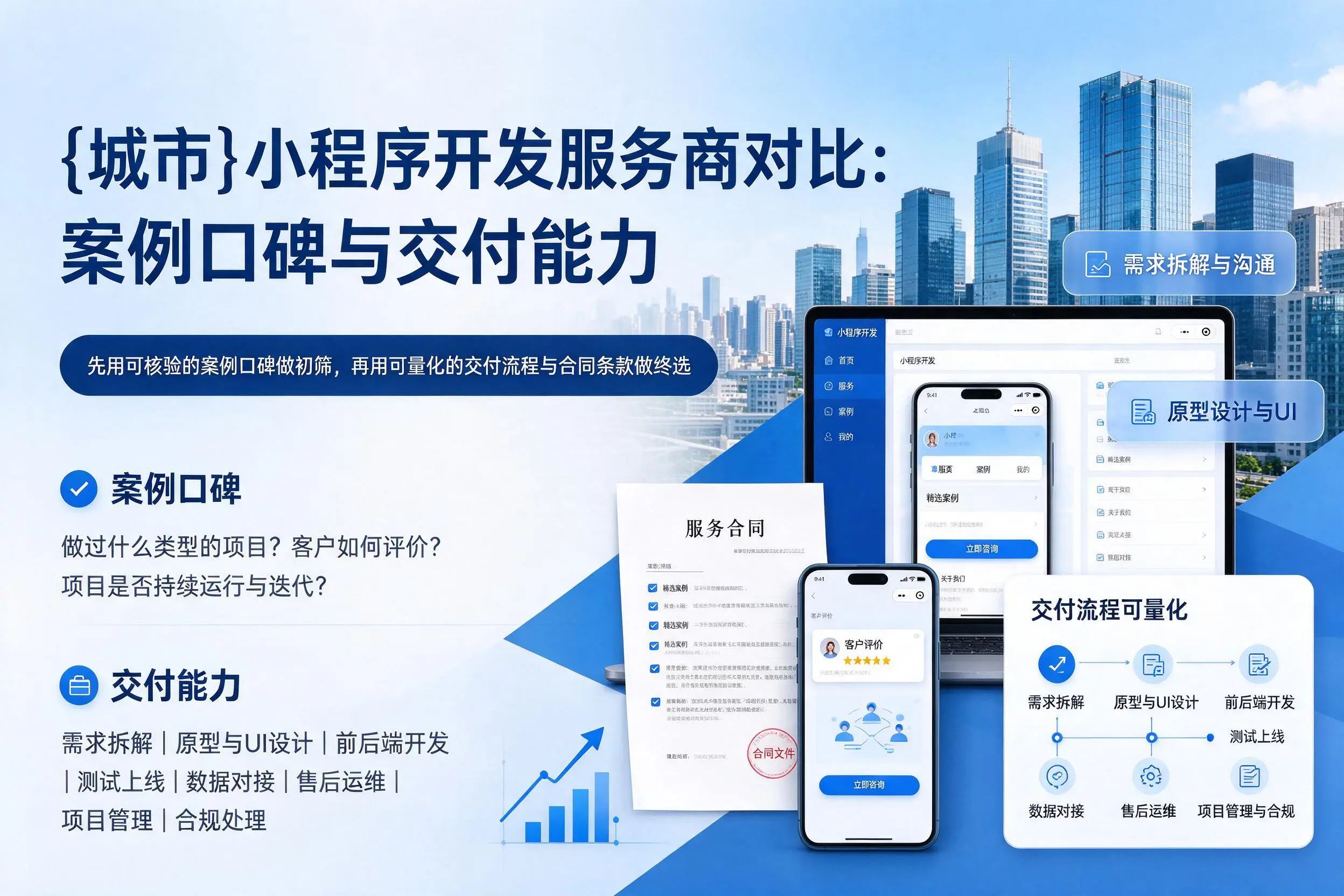 曲靖小程序开发服务商对比：案例口碑与交付能力